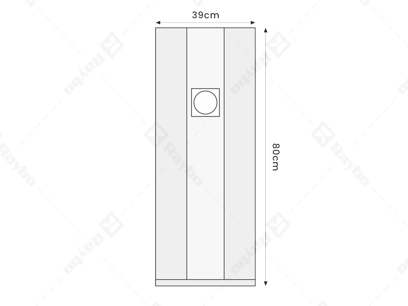 Sizes of Raybo Mushroom Grow Bags with Injection Port