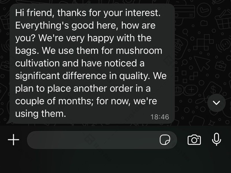 Customers of Oyster Mushroom Grow Bags from Spain